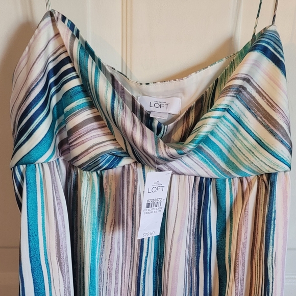 Loft NWT Spaghetti Strap Sundress Sz 12 - Picture 2 of 4